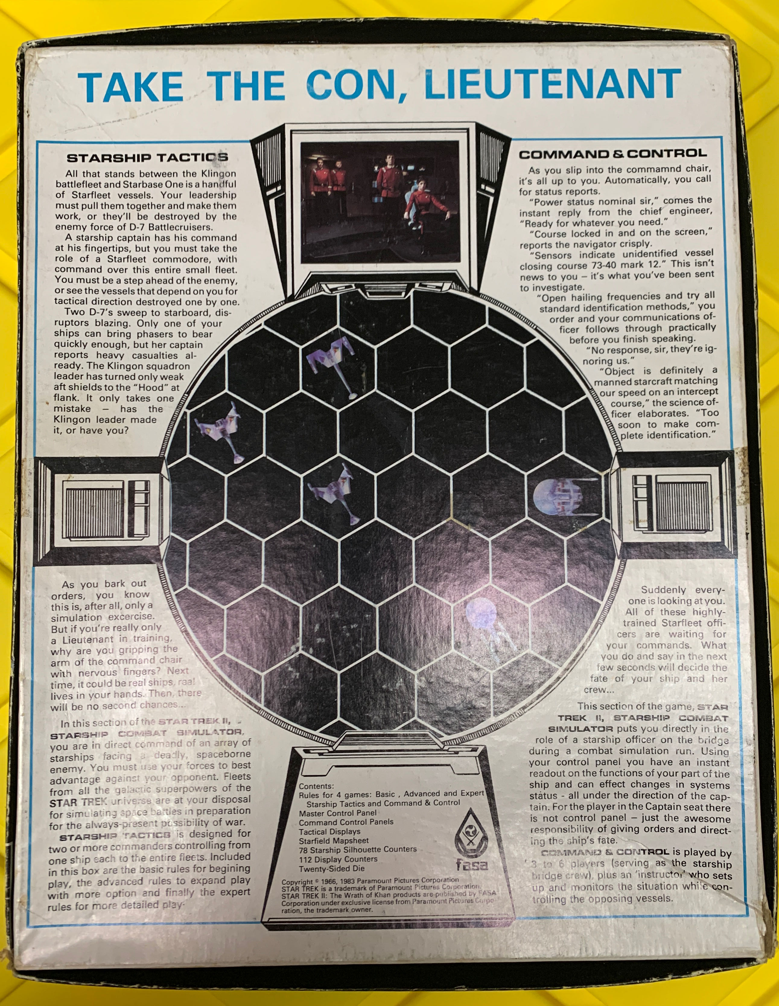 Star Trek II Starship Combat Simulator  board game collectible - Main Image 2