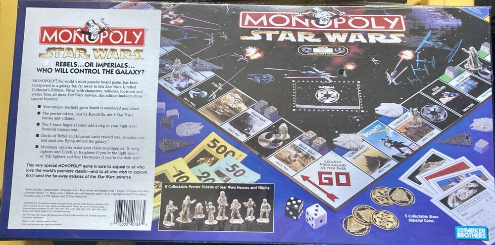 Monopoly: Star Wars (Limited Collector’s Edition)  (2-8) board game collectible [Barcode 073000407865] - Main Image 2