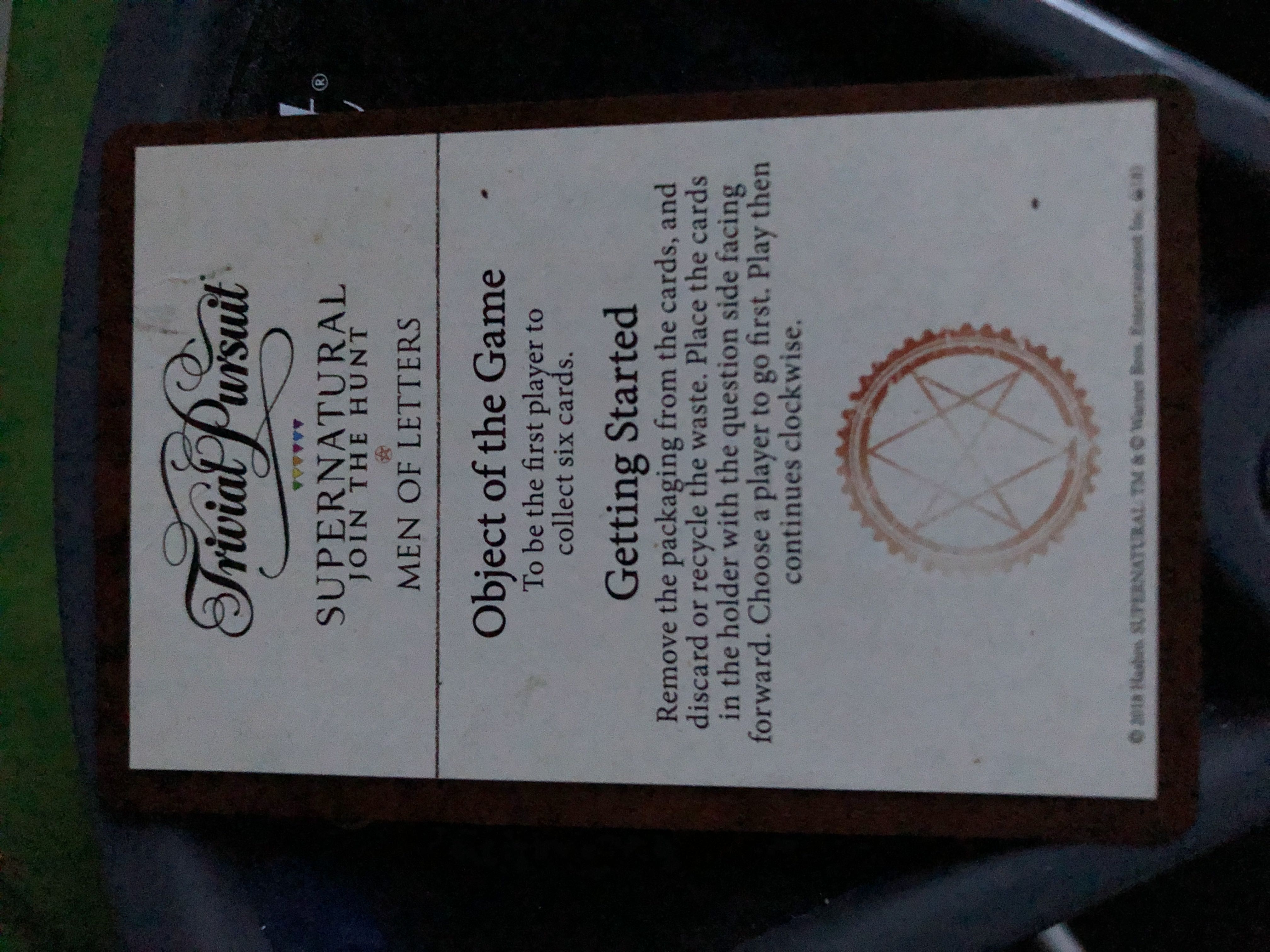 Trival Pursuit Supernatural  (2+) board game collectible - Main Image 2