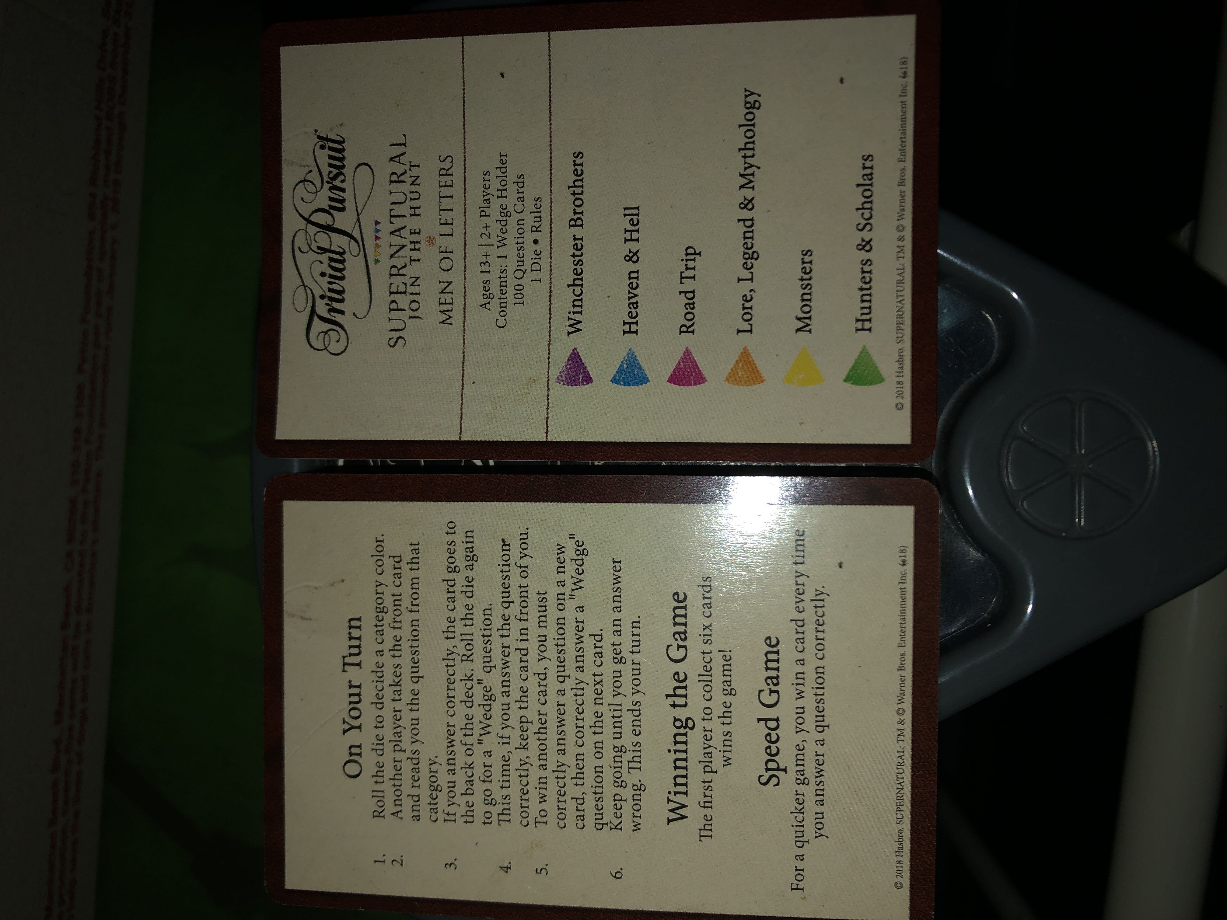 Trival Pursuit Supernatural  (2+) board game collectible - Main Image 3