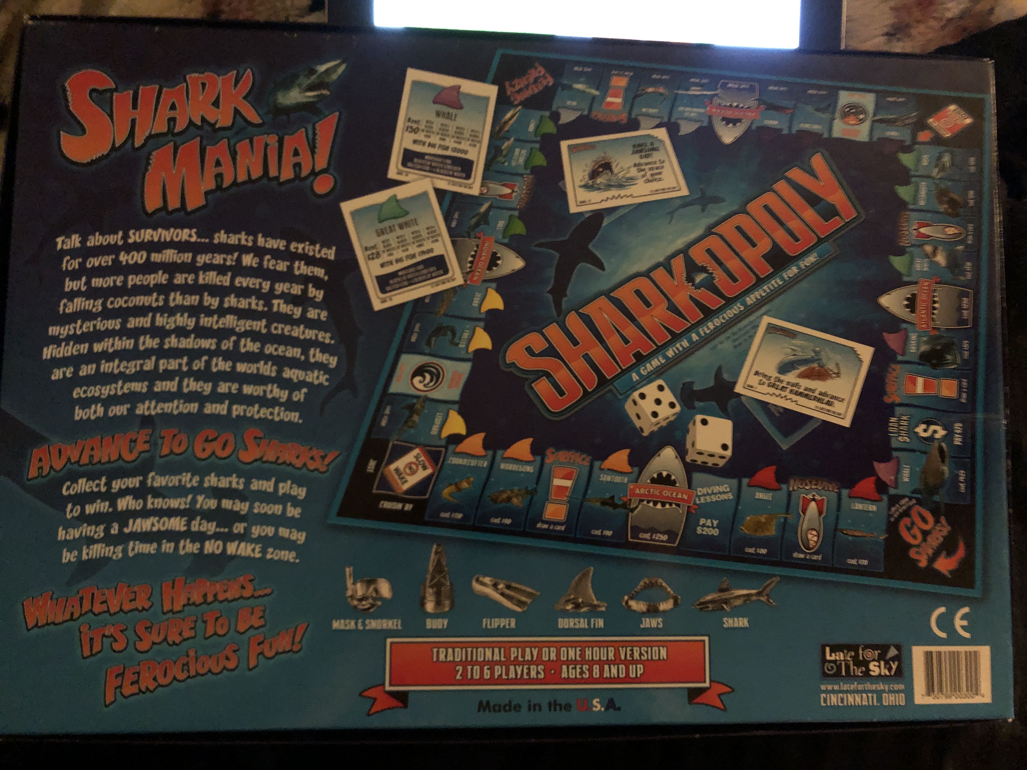 Sharkopoly  (2-6) board game collectible [Barcode 730799003004] - Main Image 2