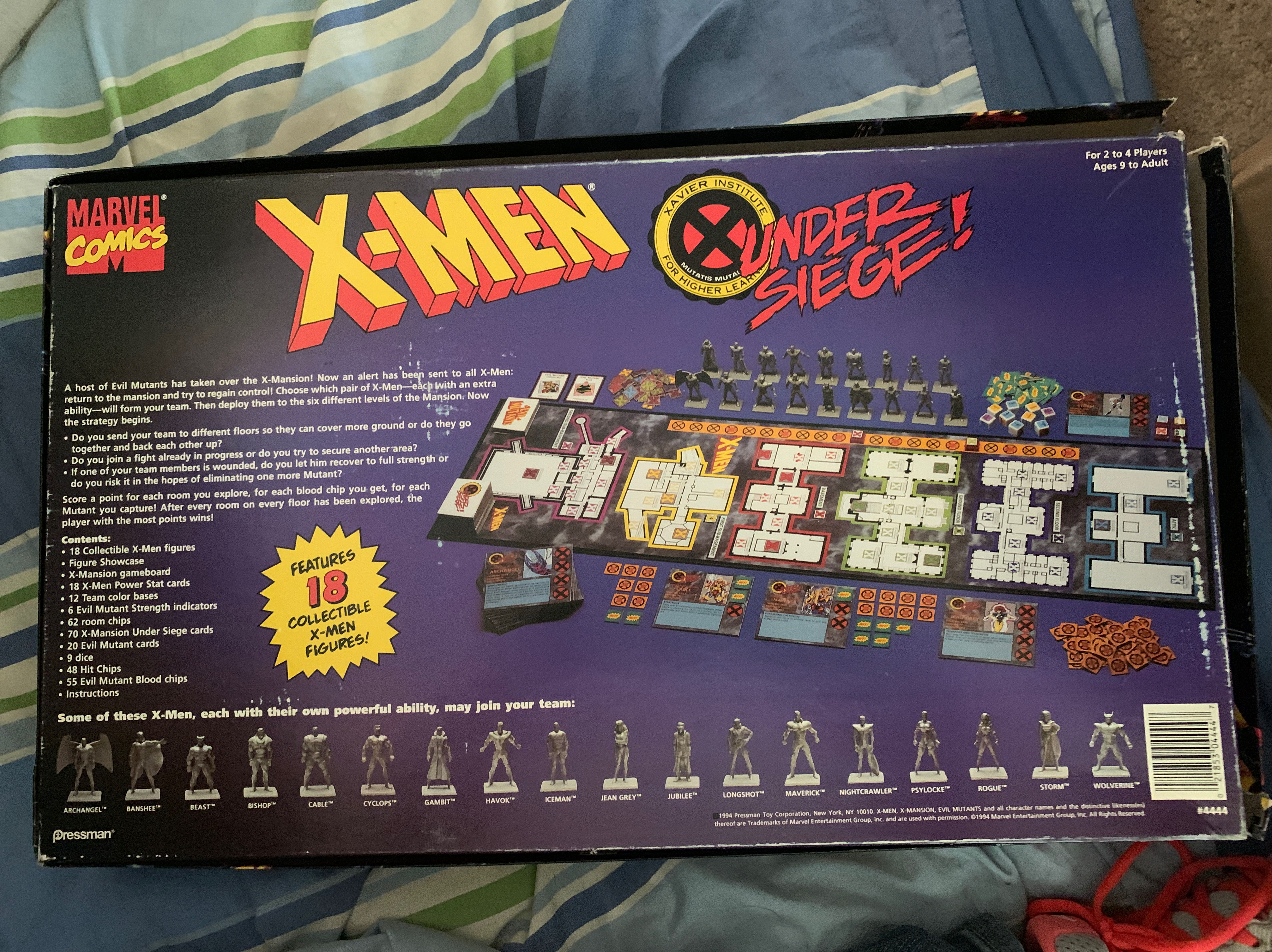 X-Men Under Siege  (2-4) board game collectible [Barcode 021853044447] - Main Image 2