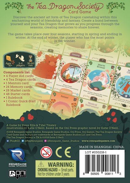 The Tea Dragon Society  (2-4) board game collectible [Barcode 850505008113] - Main Image 2