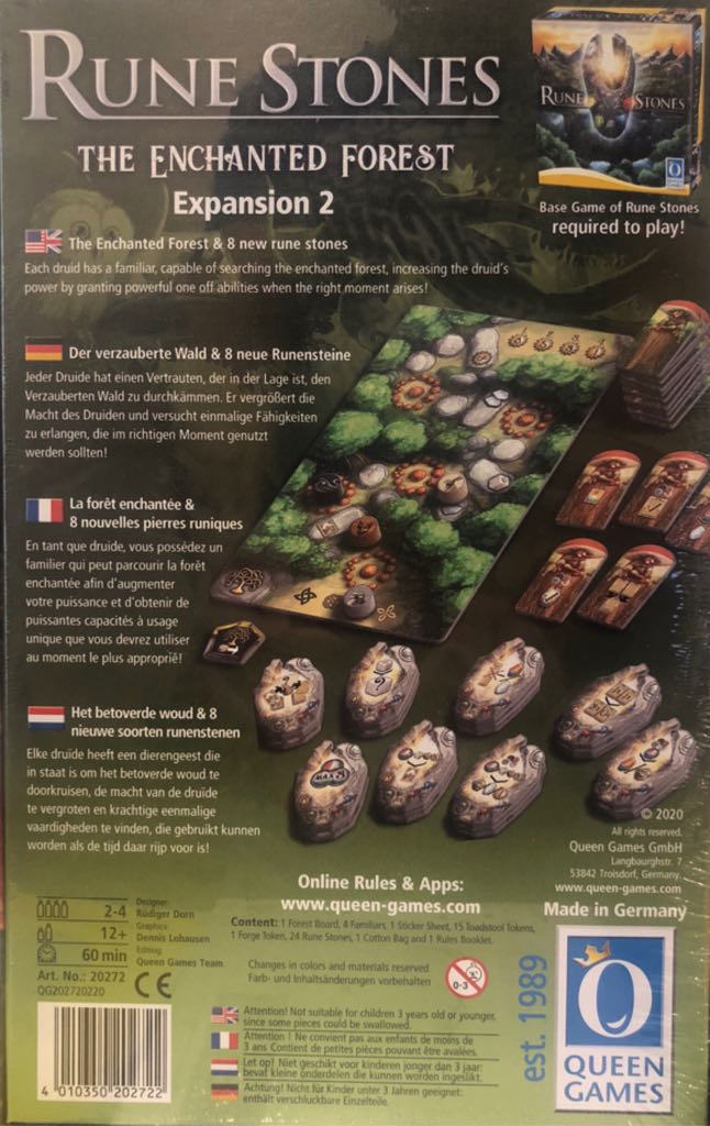 Rune Stones: The Enchanted Forest  (2-4) board game collectible [Barcode 4010350202722] - Main Image 2