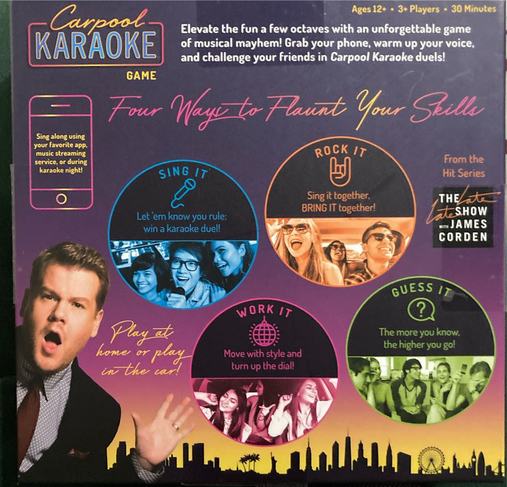 Carpool Karaoke  (3) board game collectible [Barcode 855607007217] - Main Image 2