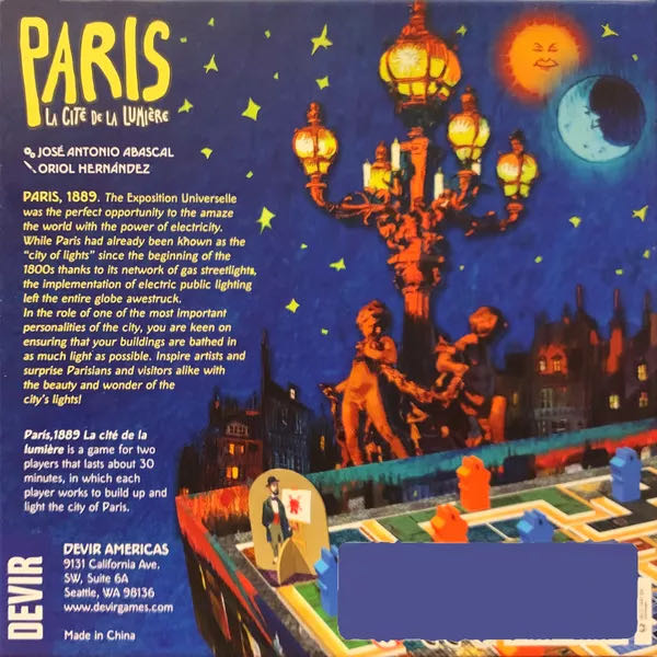 Paris: La Cite De La Lumiere  (2) board game collectible [Barcode 8436017228397] - Main Image 2