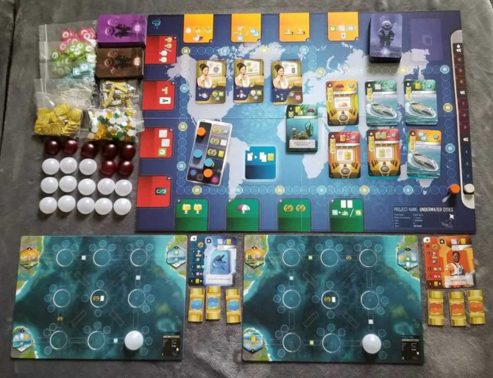 Underwater Cities  (1-4) board game collectible [Barcode 655132005647] - Main Image 4