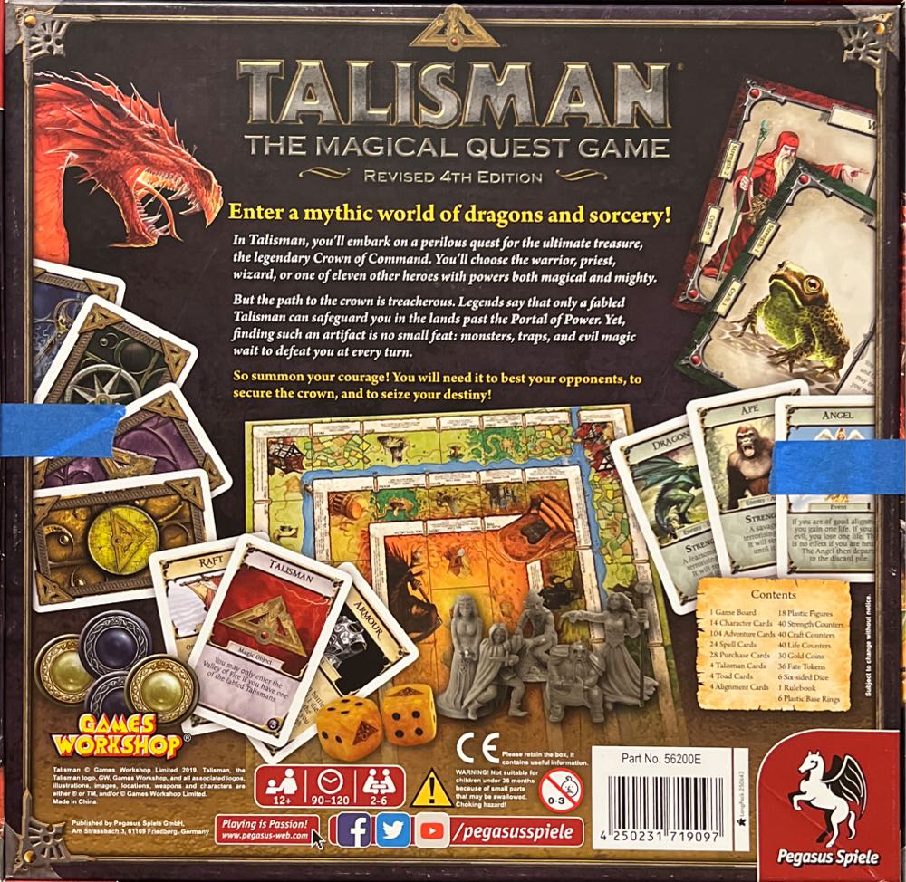 Talisman  (2-6) board game collectible [Barcode 4250231719097] - Main Image 2