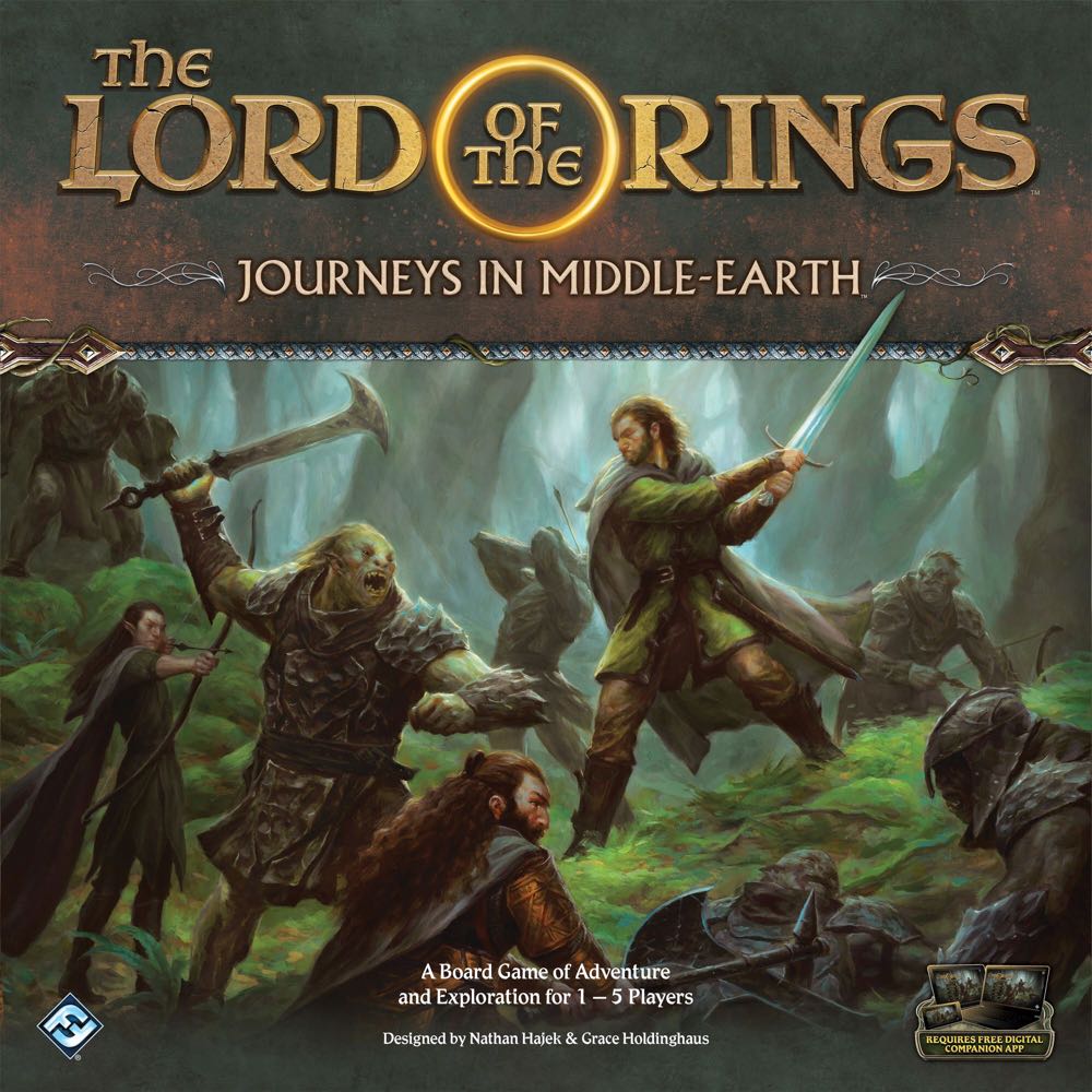 The Lord Of The Rings: Journeys In Middle Earth (2-4) board game collectible - Main Image 1