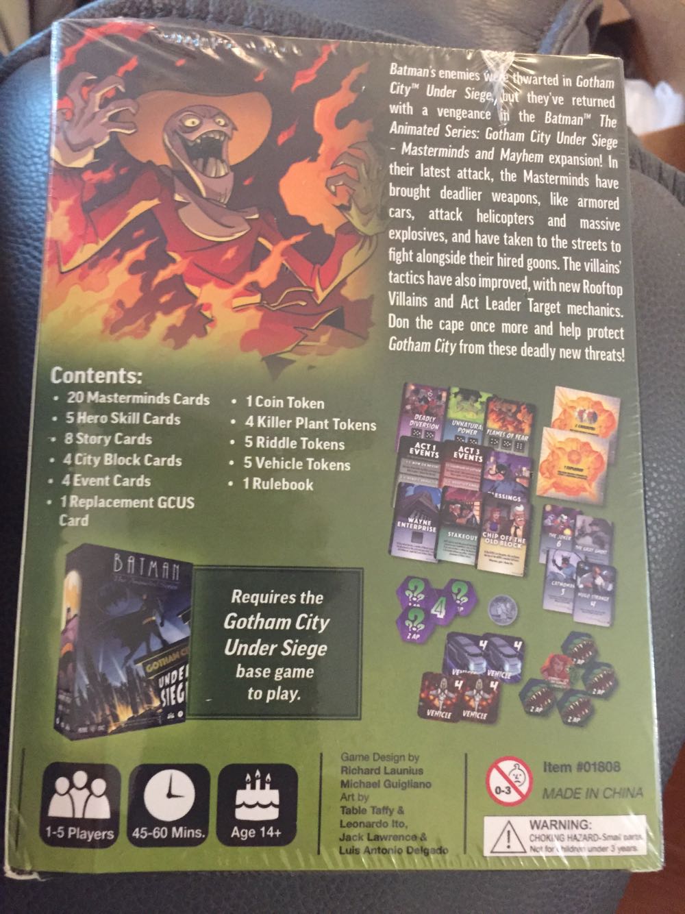 Batman: The Animated Series: Masterminds & Mayhem  (1-5) board game collectible - Main Image 2