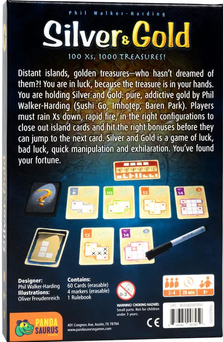 Silver & Gold  (2-4) board game collectible [Barcode 854382007450] - Main Image 2