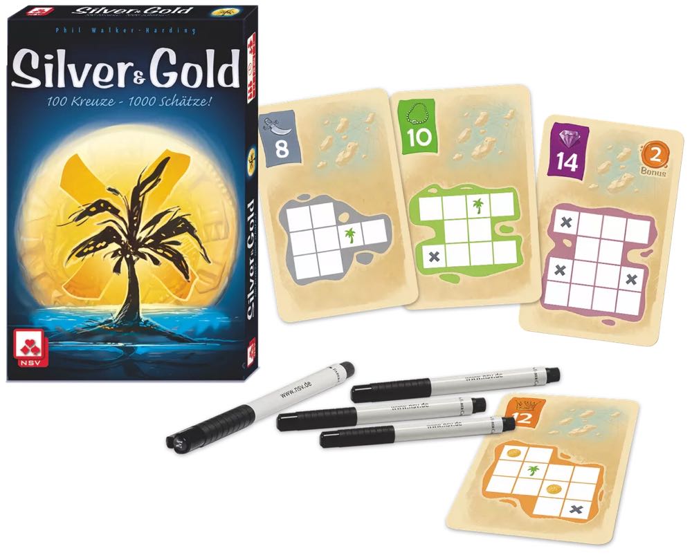 Silver & Gold  (2-4) board game collectible [Barcode 854382007450] - Main Image 3