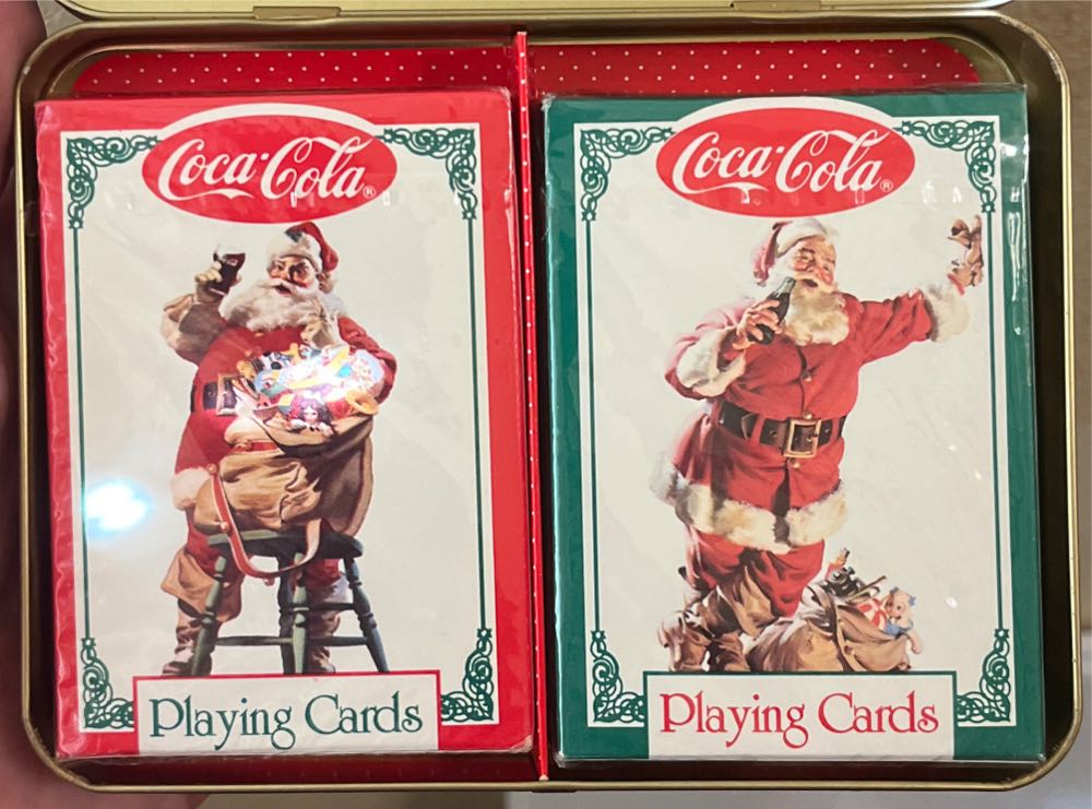 Playing Cards: COCA-COLA NOSTALGIA 2-Pack  (N/A) board game collectible [Barcode 073854004432] - Main Image 3