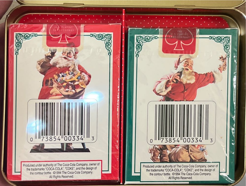 Playing Cards: COCA-COLA NOSTALGIA 2-Pack  (N/A) board game collectible [Barcode 073854004432] - Main Image 4