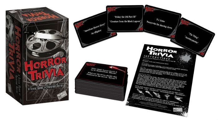 Horror Trivia: A Trivia Game of Twisted Terror  (2+) board game collectible [Barcode 632468001130] - Main Image 2