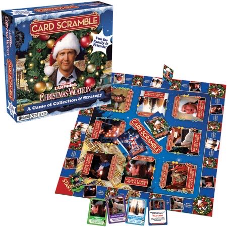 National Lampoon’s CHRISTMAS VACATION: CARD SCRAMBLE  (2-4) board game collectible [Barcode 840391127654] - Main Image 2