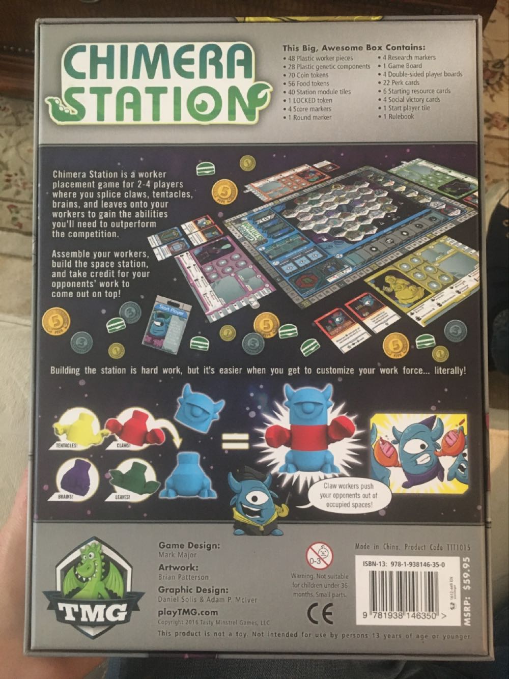 Chimera Station  (2-4) board game collectible [Barcode 9781938146350] - Main Image 2