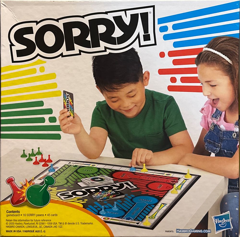 Sorry  (2-4 Players) board game collectible [Barcode 630509938124] - Main Image 2