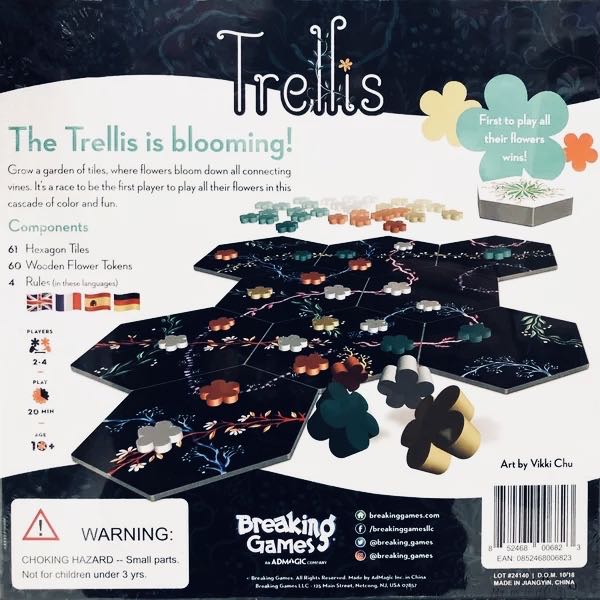 Trellis  (2-4) board game collectible [Barcode 852468006823] - Main Image 2