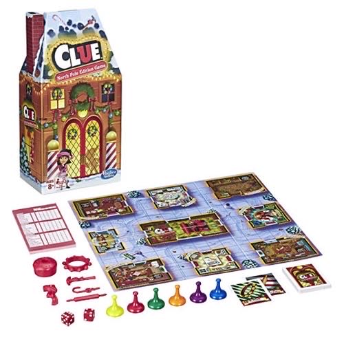 Clue Seasonal: CLUE® NORTH POLE Edition  (3-6) board game collectible [Barcode 630509815227] - Main Image 2
