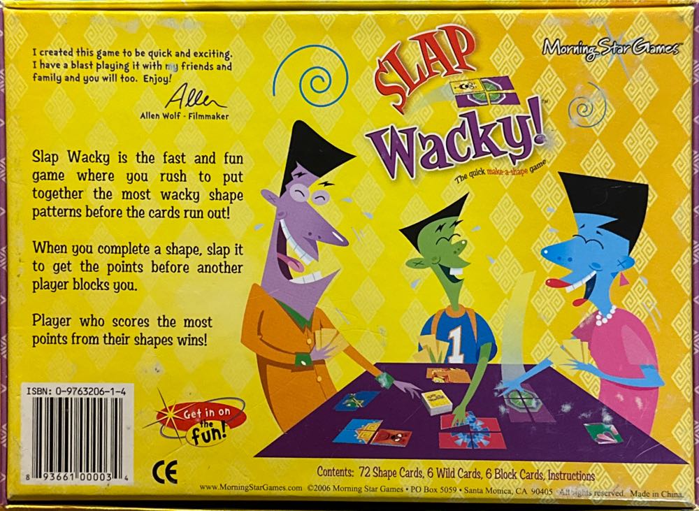 Slap Wacky  (2-6) board game collectible - Main Image 2