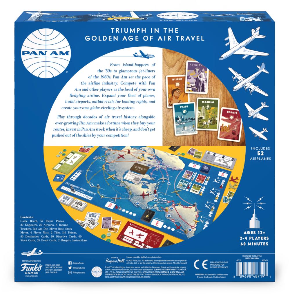 Pan Am  (2-4) board game collectible - Main Image 2