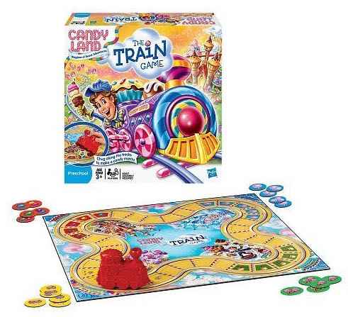 CANDY LAND®: The TRAIN GAME  board game collectible [Barcode 653569616535] - Main Image 2