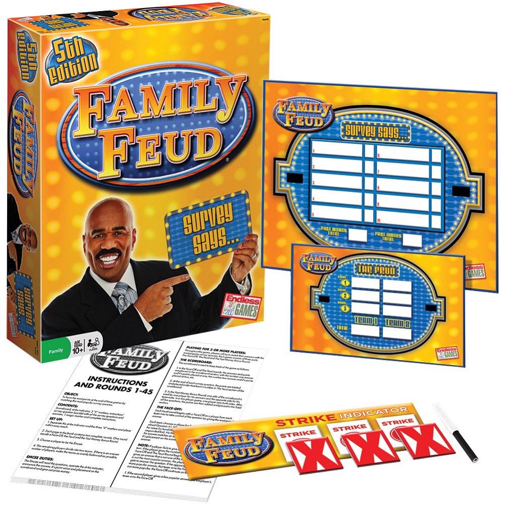 Family Feud  (3+) board game collectible [Barcode 632468003158] - Main Image 2