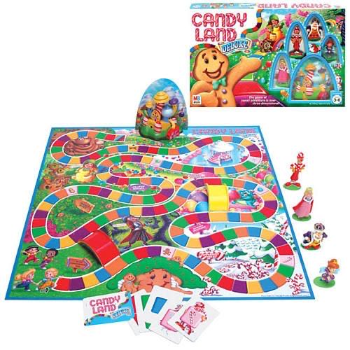 CANDY LAND® DELUXE (2005) Toys R Us Exclusive  board game collectible [Barcode 653569108054] - Main Image 2