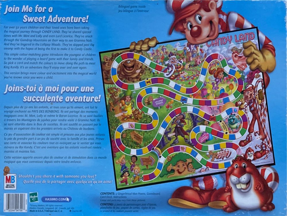CANDY LAND®: TIME FOR US  (2-4) board game collectible [Barcode 032244047008] - Main Image 2