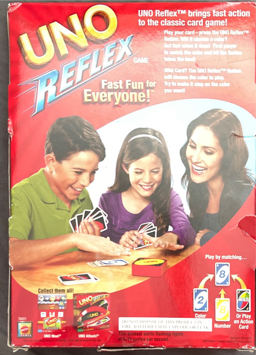 Uno Reflex  board game collectible - Main Image 2