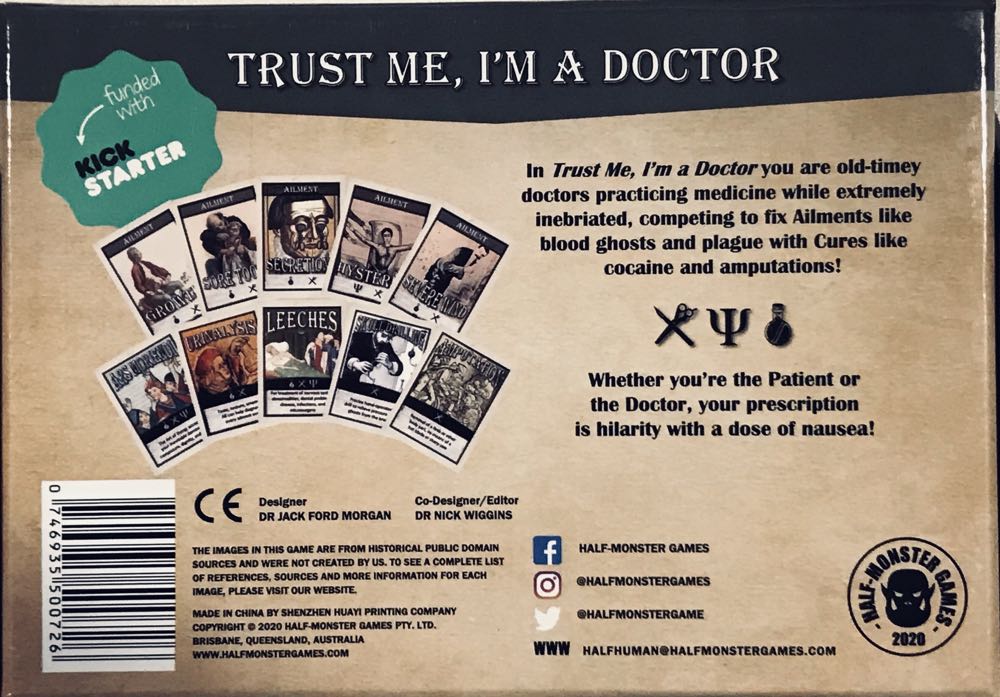 Trust Me, I’m a Doctor  (3-8) board game collectible [Barcode 746935500726] - Main Image 2