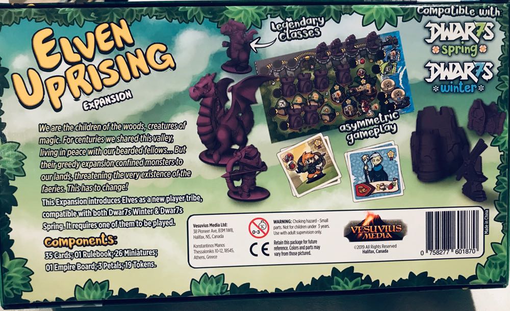 Dwar7’s Spring: Elven Uprising  (2-4) board game collectible [Barcode 758277601870] - Main Image 2