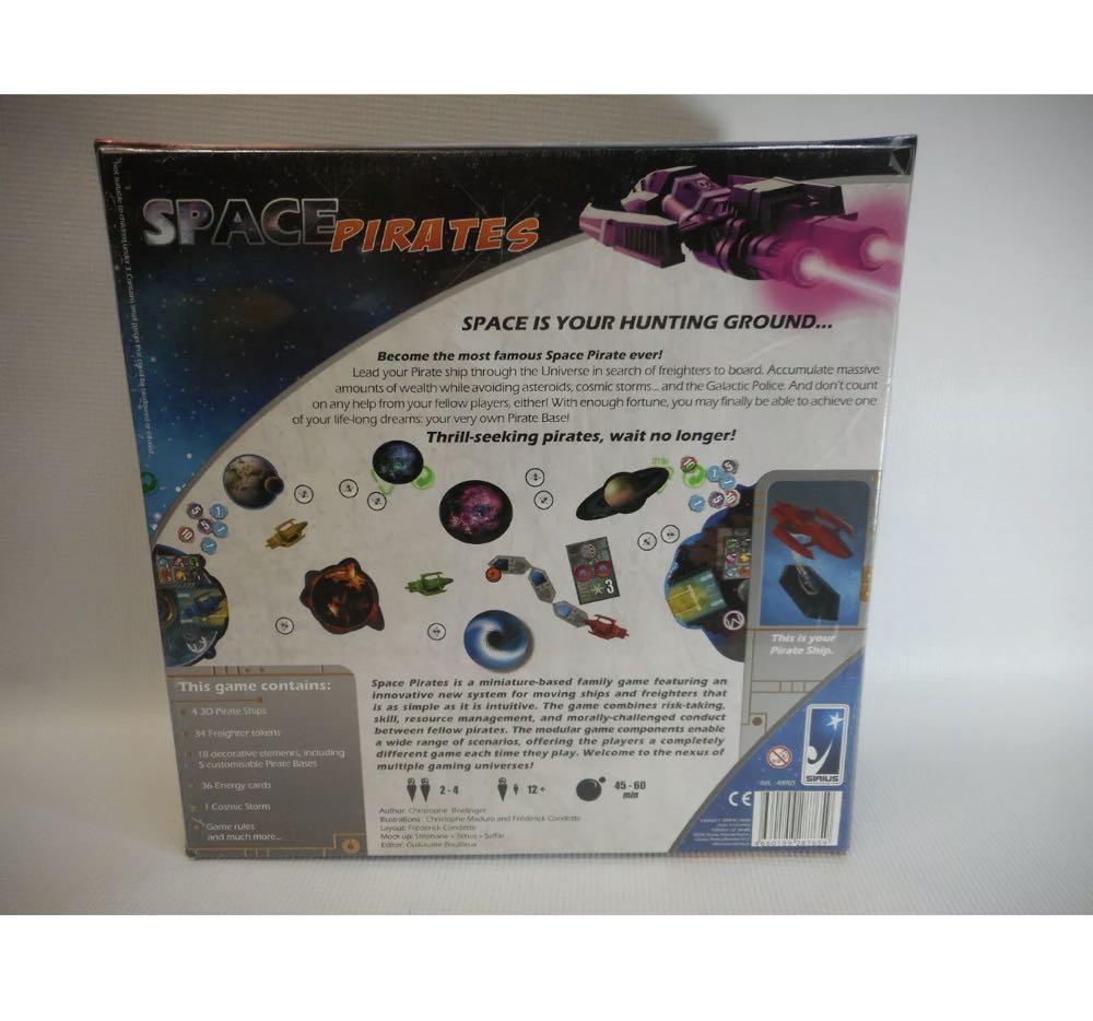 Space Pirates  (2-4) board game collectible - Main Image 2