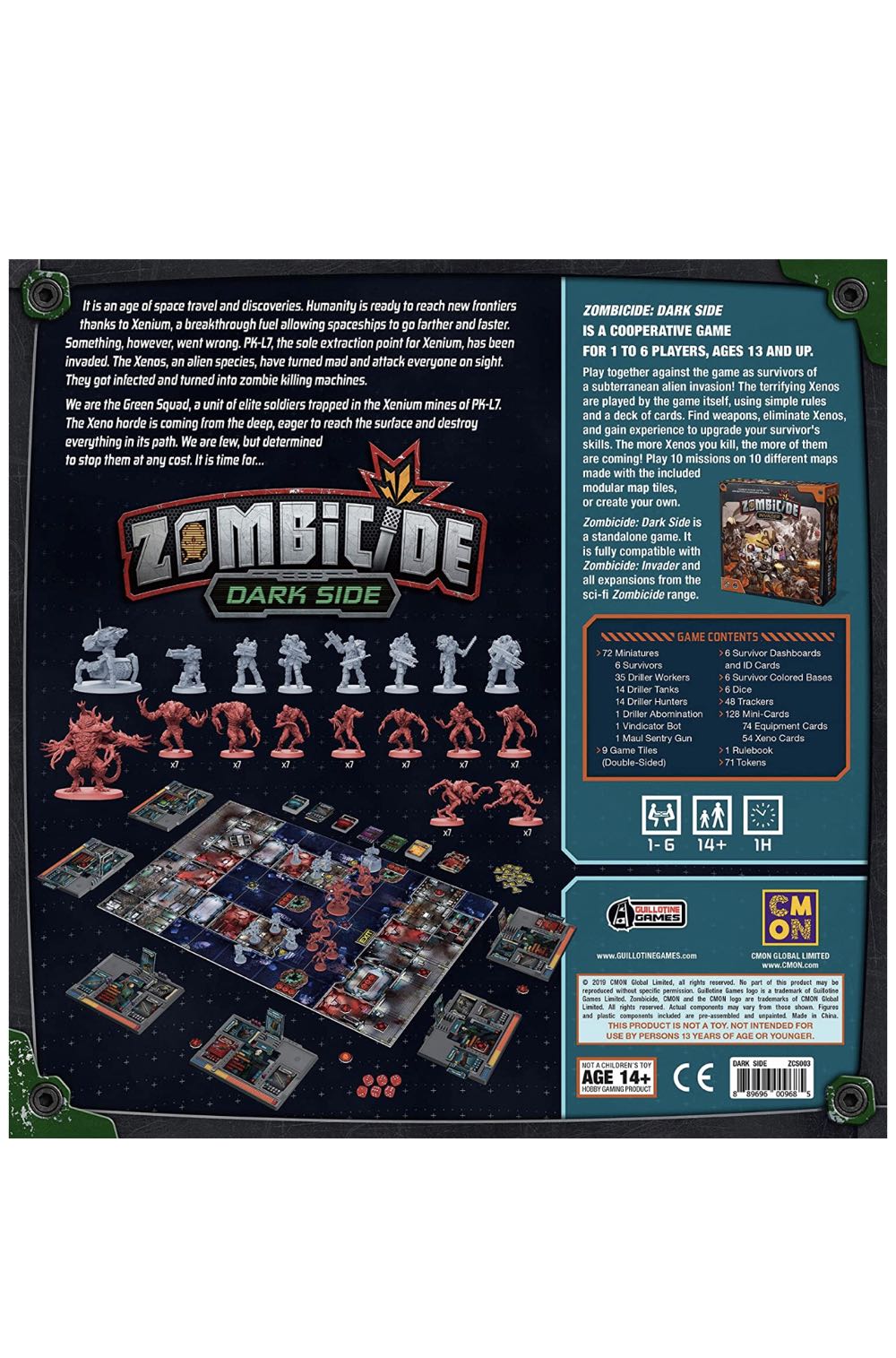 Zombicide - Dark Side  (1-6) board game collectible - Main Image 2