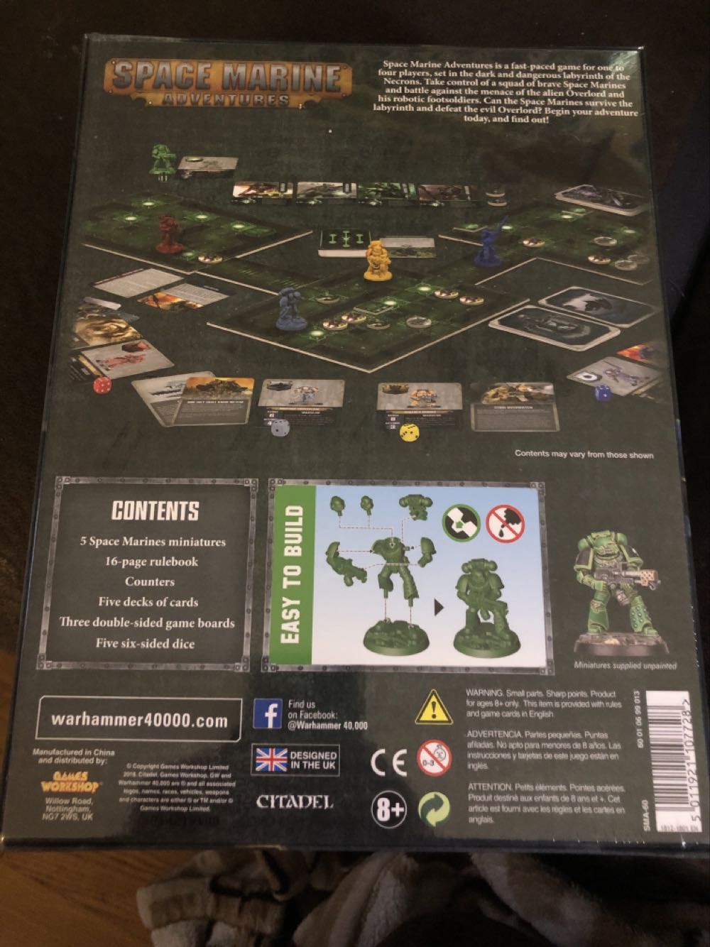 Space Marine Adventures Labyrinth of the Necrons  (1-4) board game collectible [Barcode 5011921107728] - Main Image 2