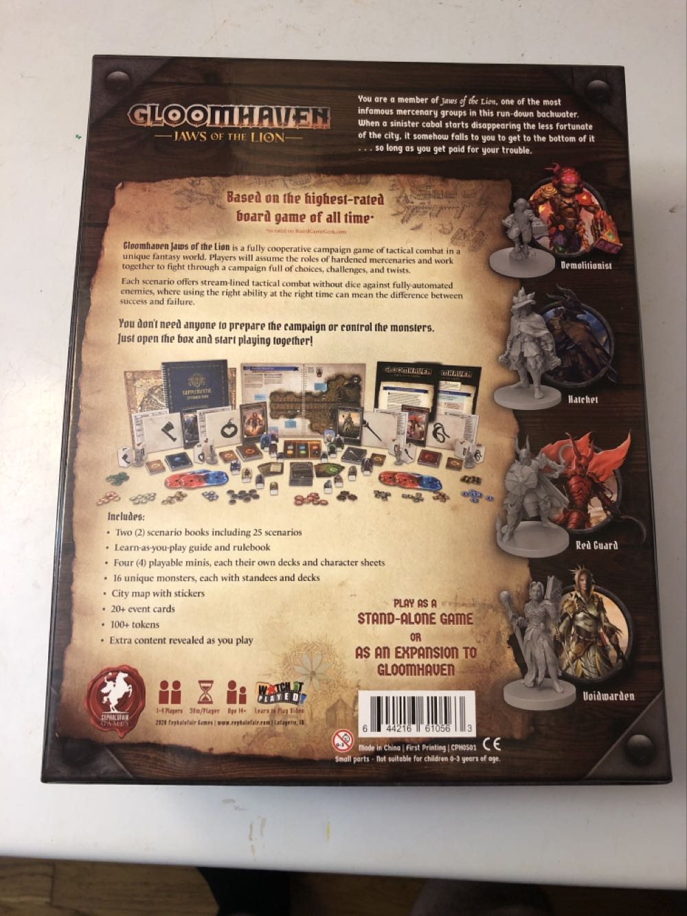 Gloomhaven: Jaws Of The Lion  (2-4) board game collectible [Barcode 644216610563] - Main Image 2