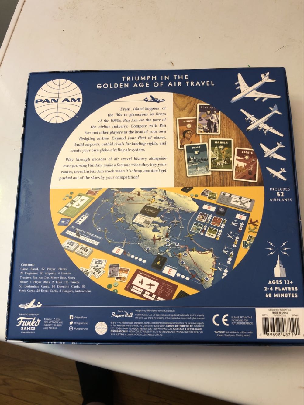 Pan Am  (2-4) board game collectible [Barcode 889698487191] - Main Image 2