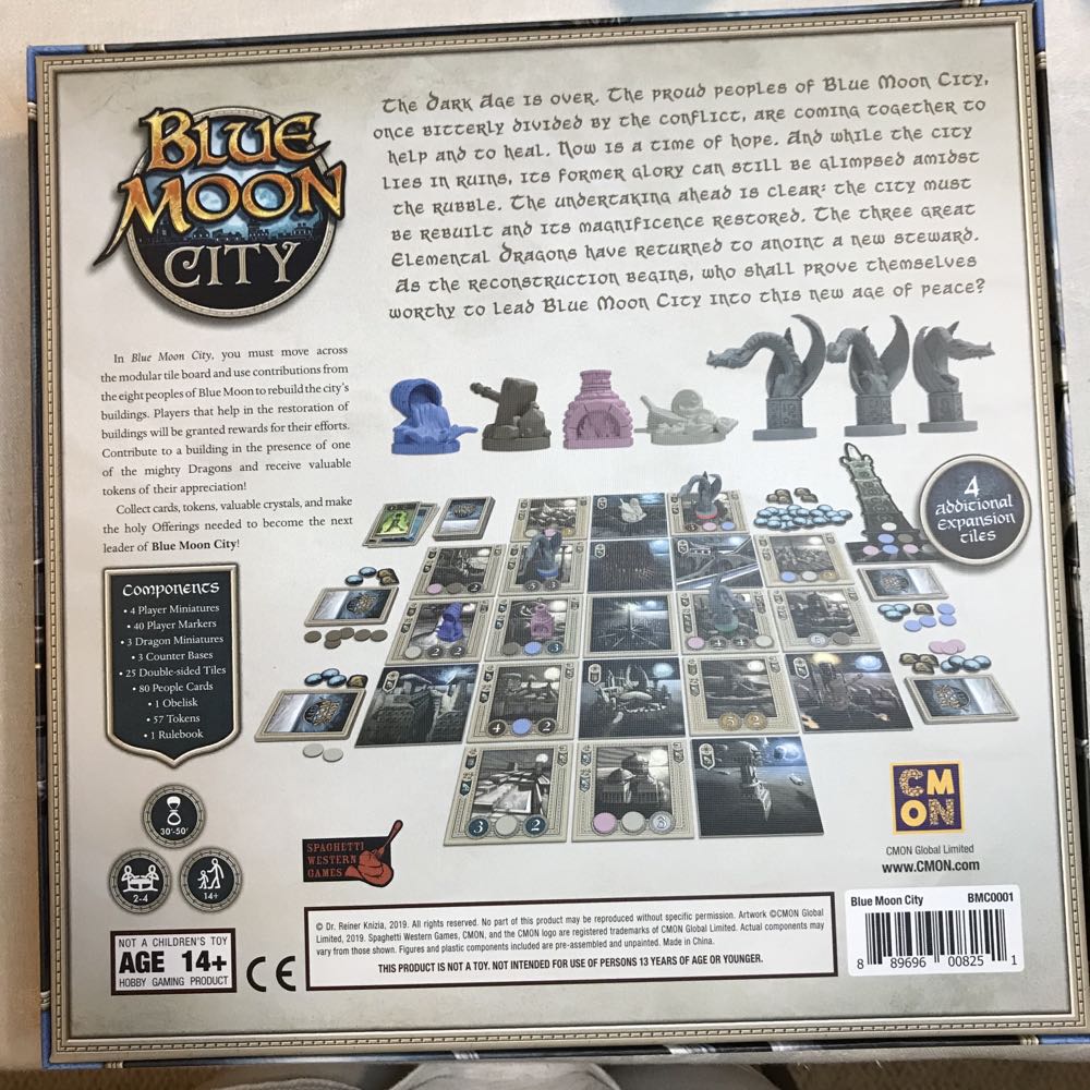 Blue Moon City  (2-4) board game collectible [Barcode 889696008251] - Main Image 2