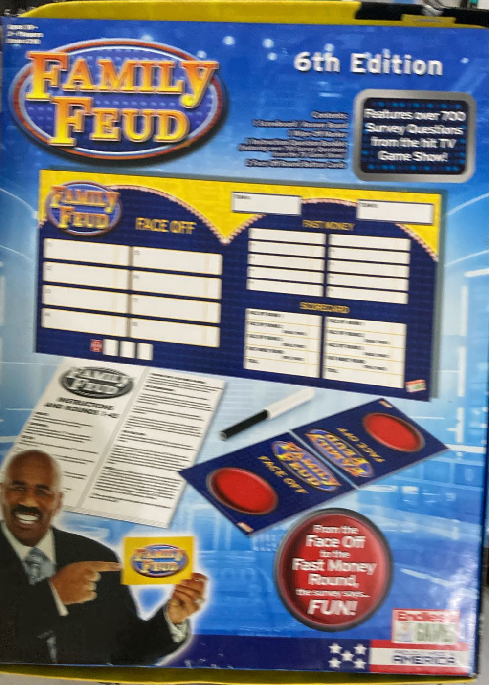Family Feud: 6th Edition  (3 or more) board game collectible [Barcode 632468003103] - Main Image 2
