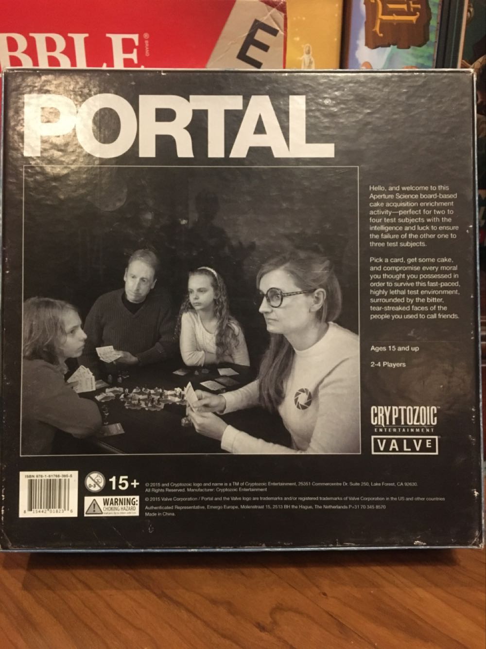 Portal: The Uncooperative Cake Acquisition Game  (2-4) board game collectible [Barcode 815442018236] - Main Image 2