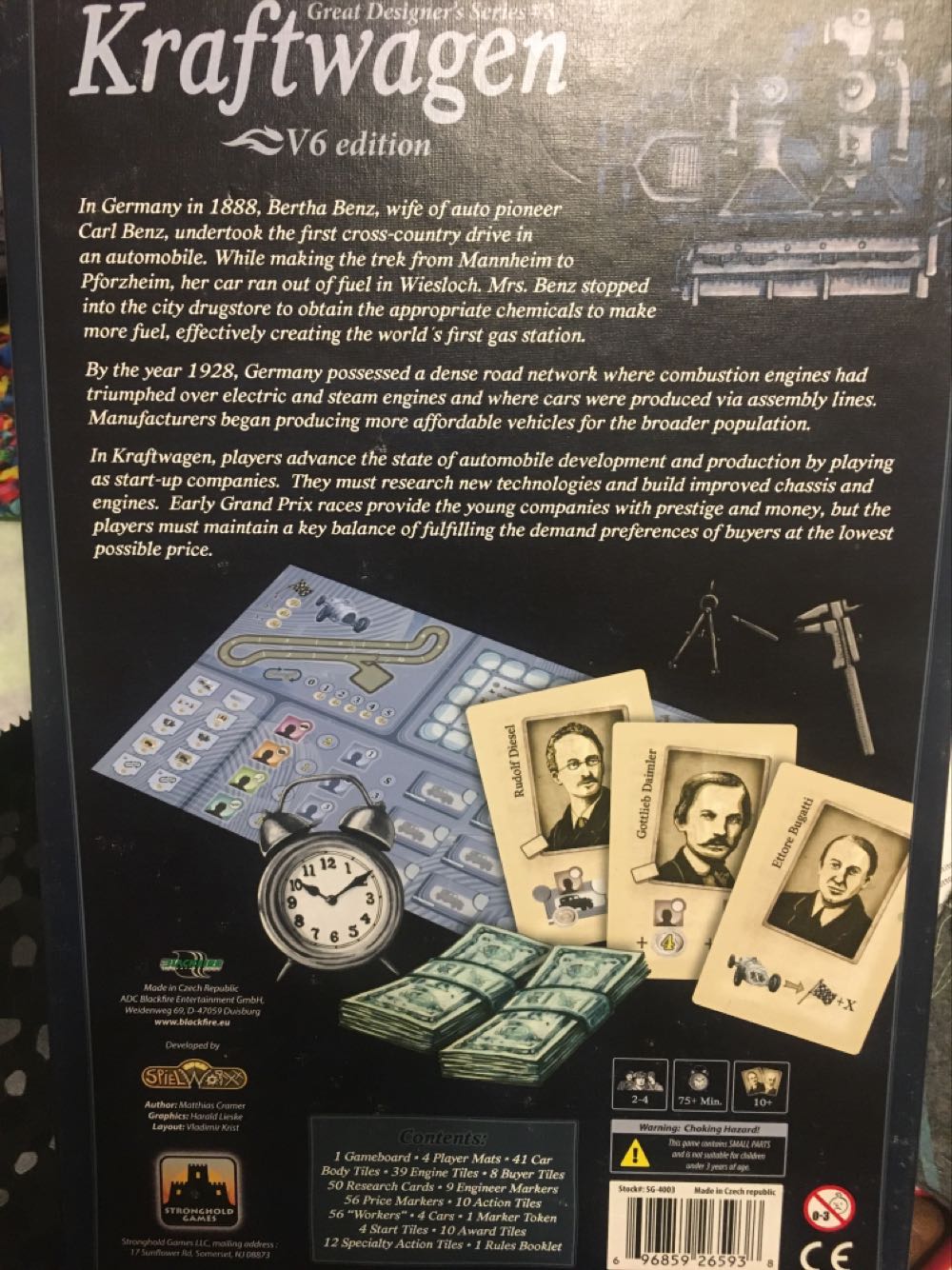 Kraftwagen V6 Edition  (2-4) board game collectible [Barcode 696859265938] - Main Image 2