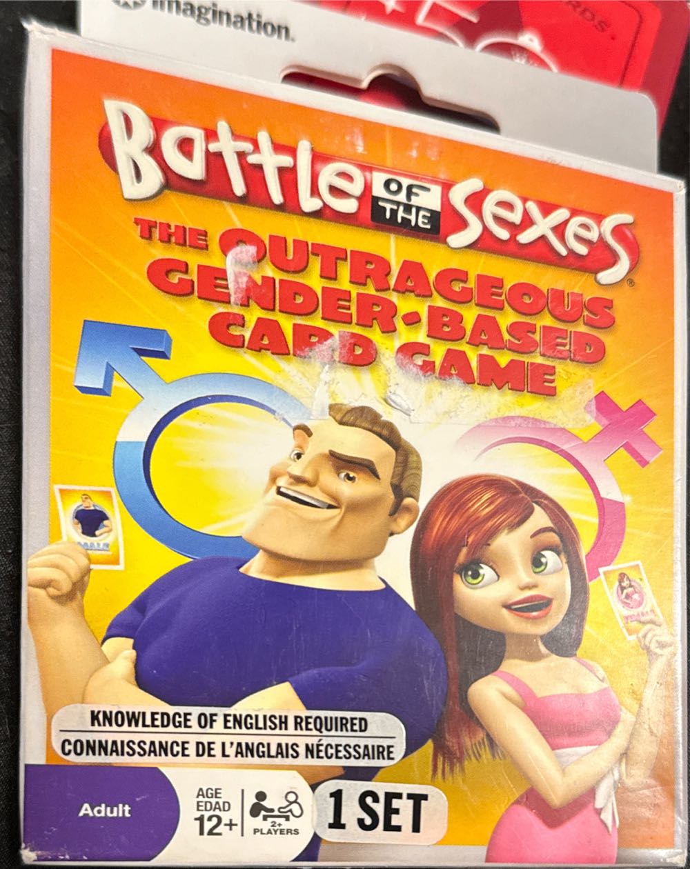 Battle Of The Sexes  (2+) board game collectible [Barcode 778988914595] - Main Image 2