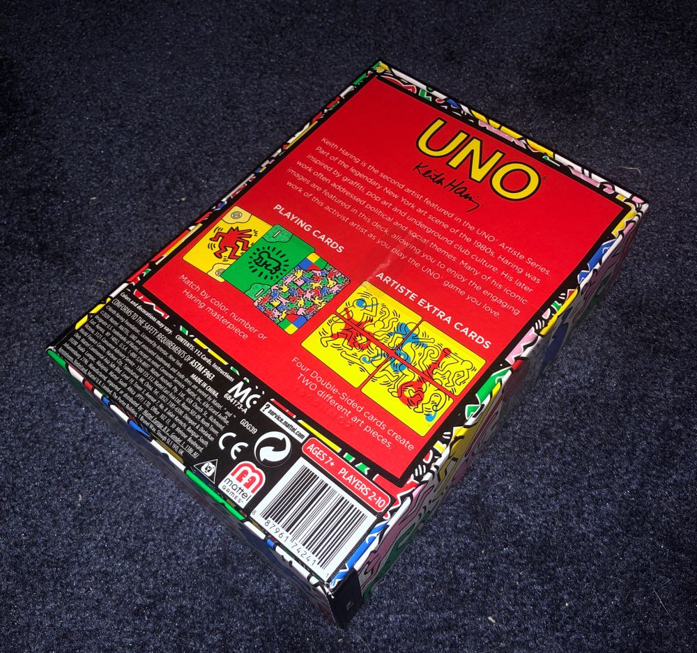 UNO Keith Haring - Artiste Series  board game collectible [Barcode 887961742411] - Main Image 2