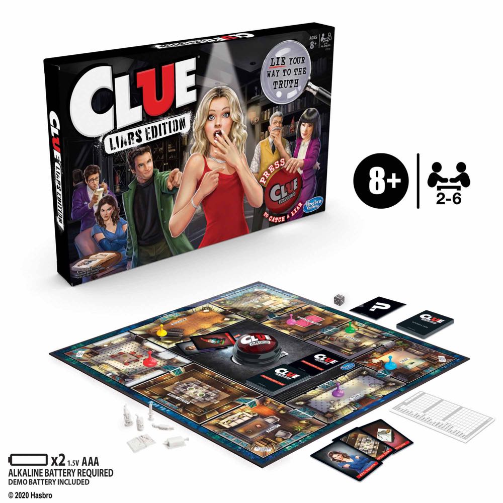 CLUE® (2020) LIARS Edition  (2-6) board game collectible [Barcode 630509943791] - Main Image 4