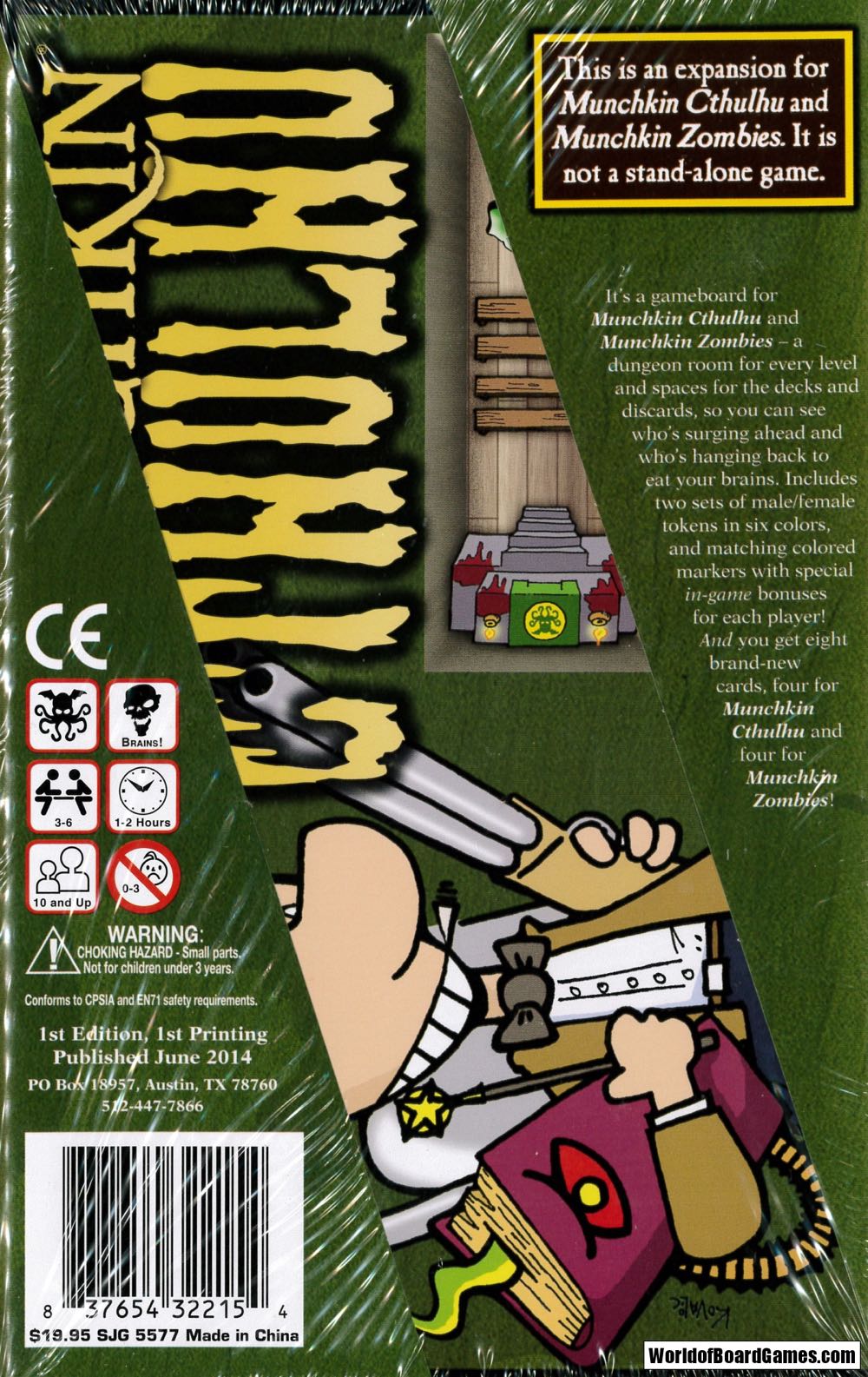 Munchkin: Board Of Health  (3-6) board game collectible [Barcode 837654322154] - Main Image 2