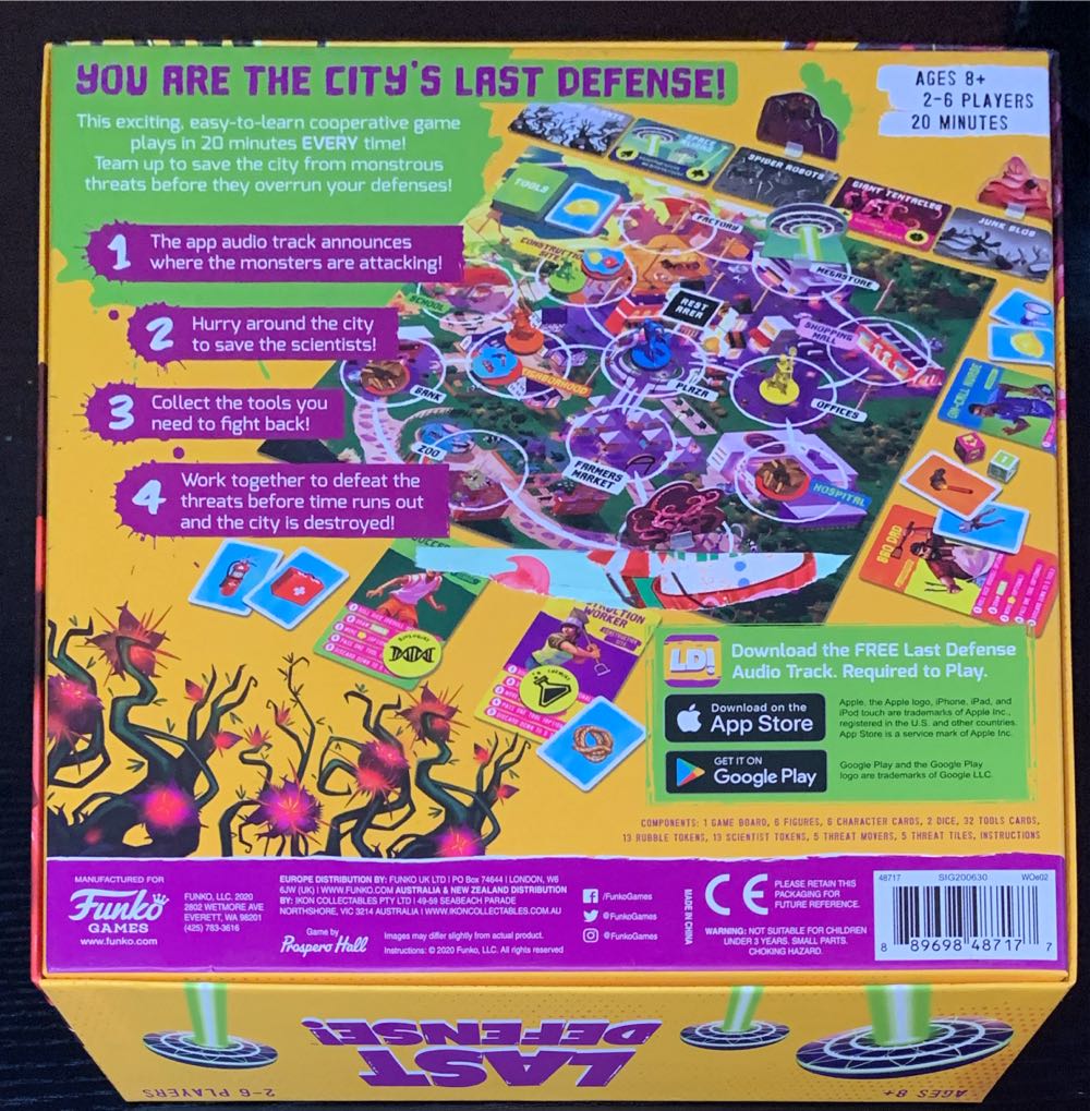 Last Defense  (6) board game collectible [Barcode 889698487177] - Main Image 2