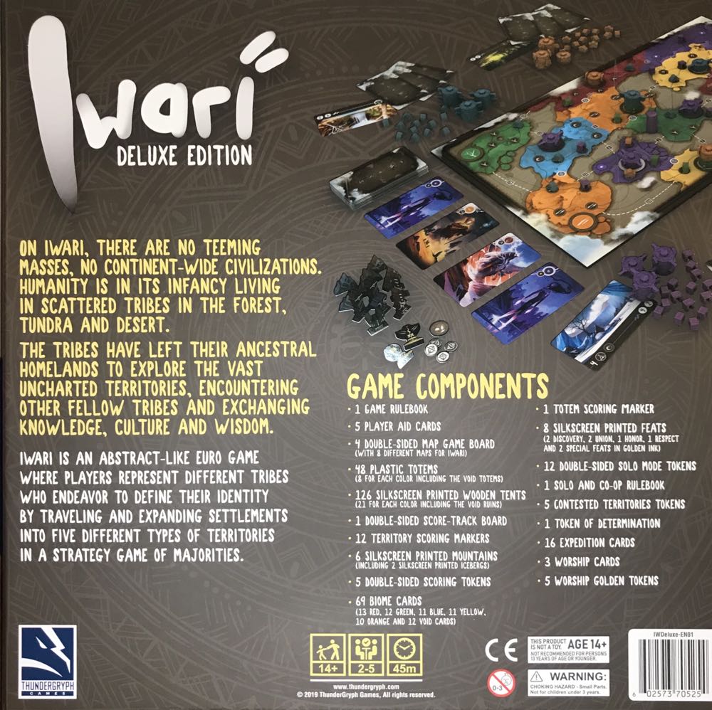 Iwari (Deluxe Edition)  (2-5 Players) board game collectible [Barcode 602573705254] - Main Image 2