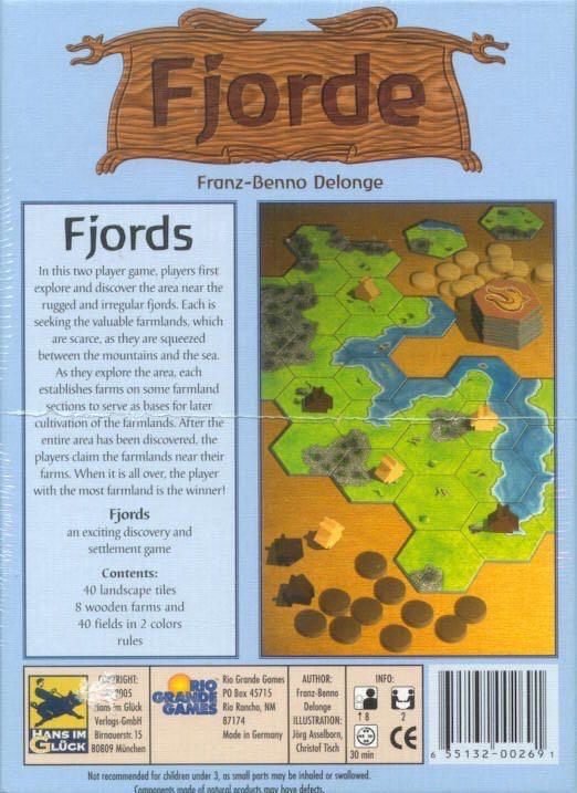 Fjords  (2) board game collectible [Barcode 655132002691] - Main Image 2