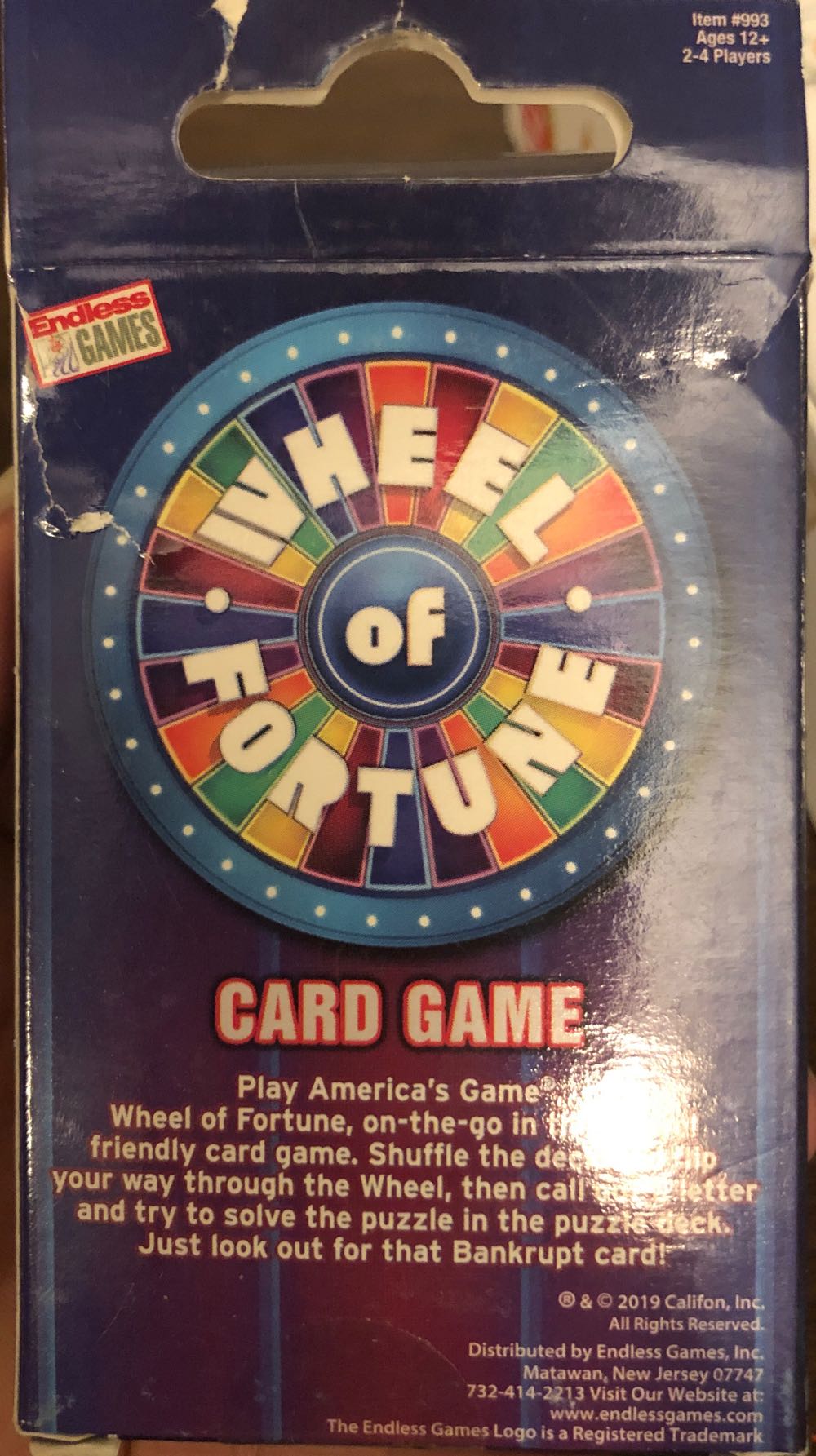 Wheel Of Fortune  (2-4) board game collectible [Barcode 632468009938] - Main Image 2